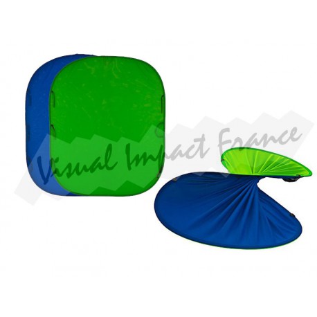 Chromakey Blue/Green 1.5 x 1.8m Collapsible