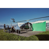 Panaramic Background ChromaKey Green 4m