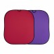 Plain Collapsible Red / Purple 1.8m x 2.15m