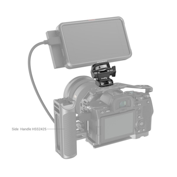 2904B - Swivel and Tilt Adjustable Monitor Mount with 1/4"-20 Screws Mount