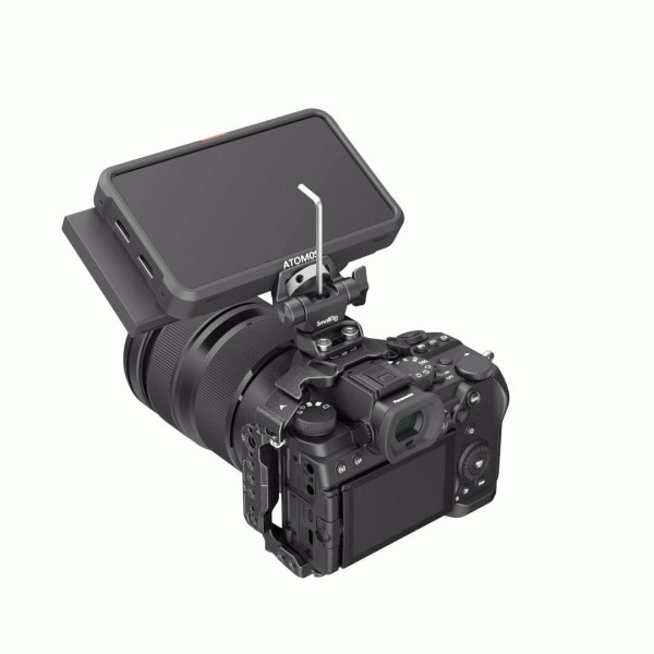 2904B - Swivel and Tilt Adjustable Monitor Mount with 1/4"-20 Screws Mount