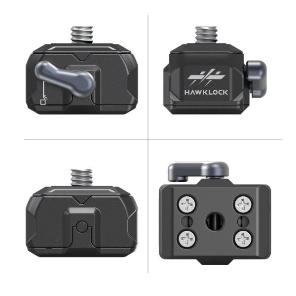 3513 - Drop-in HawkLock Universal mini Quick Release Clamp and Plate