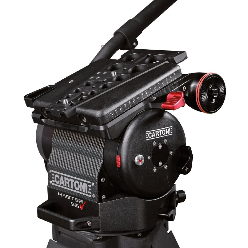 Trépied Vidéo Professionnel Cartoni - Tête Laser Telespan - Charge Max 26 Lb (12 Kg) - Révisé