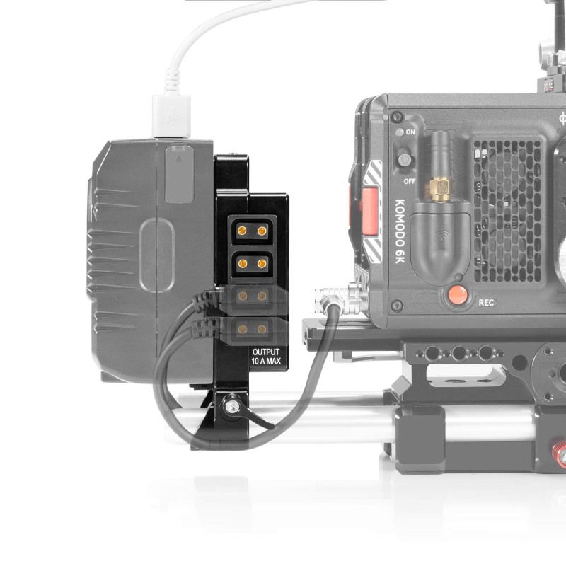 HangTon Plaque De Batterie V-Lock 15 Mm Pince D-Tap DC PD USB C Sortie Pour Appareil Photo Moniteur Alimentation Sony Anton Bauer Panasonic Batterie