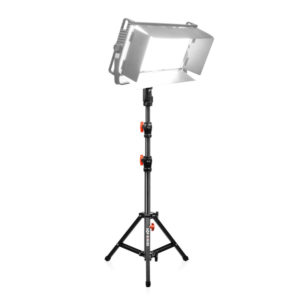 LBDR6 - Low Boy Double Riser Stand Black/Chrome 6’9’’