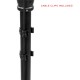 LBDR6 - Low Boy Double Riser Stand Black/Chrome 6’9’’