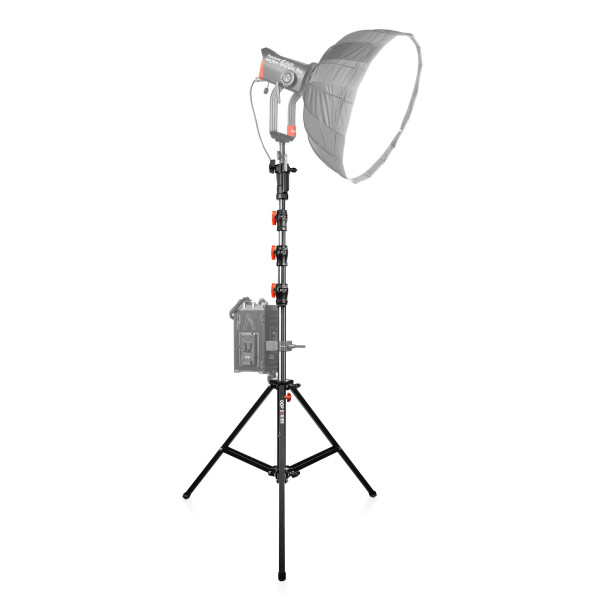 MTL14 - Montreal Combo Triple Riser Stand Black / Chrome 14’8’’