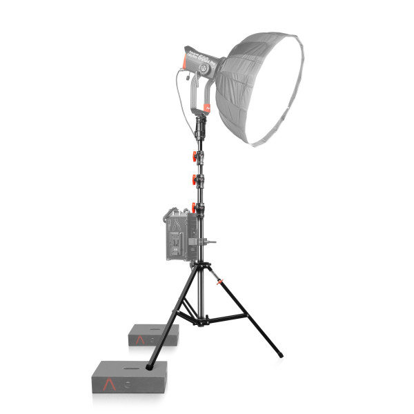 MTL14 - Montreal Combo Triple Riser Stand Black / Chrome 14’8’’