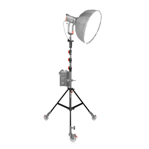 MTL14 - Montreal Combo Triple Riser Stand Black / Chrome 14’8’’