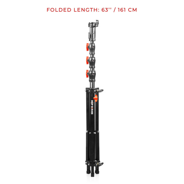 MTL14 - Montreal Combo Triple Riser Stand Black / Chrome 14’8’’