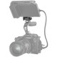 2905B - Swivel and Tilt Adjustable Monitor Mount with Cold Shoe Mount