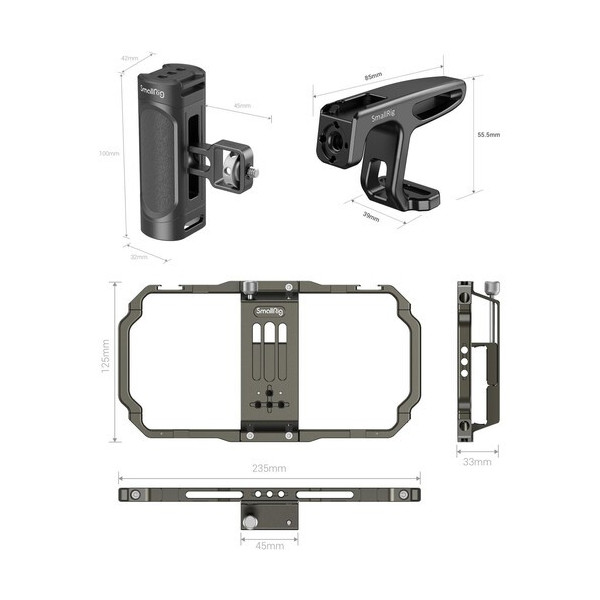 3155B - Universal Mobile Phone Handheld Video Rig Kit