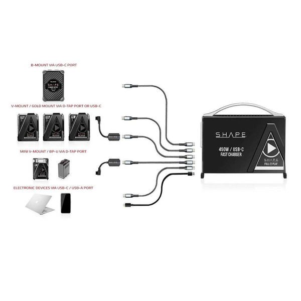FCFBK - Fast Battery Charger Kit 450W USB-C