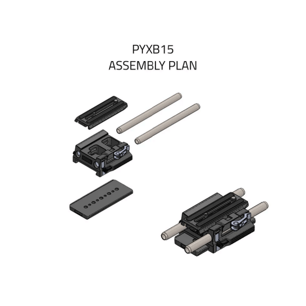 PYXB15 - Baseplate 15mm LWS for PYXIS 6K