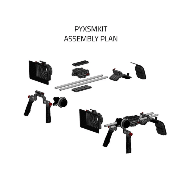 PYXSMKIT - Shoulder Mount System & Follow Focus Kit for PYXIS 6K