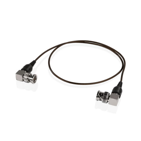 SKI24N - Skinny 90-Degree BNC Cable 24 inches Black