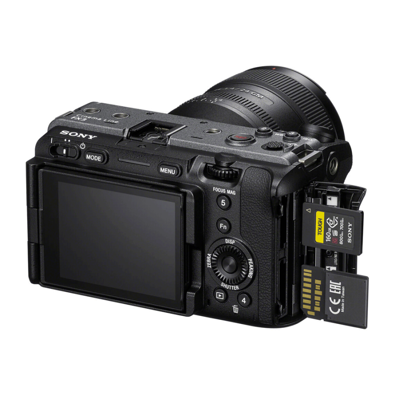 Caméra Cinema Sony Alpha FX3 ILME-FX3 Plein Format - 4K 120p, S-Cinetone, Refroidissement Actif, Design Compact