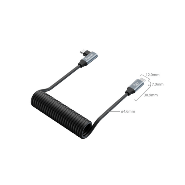 4792 - Data cable Coiled USB-C/USB-C