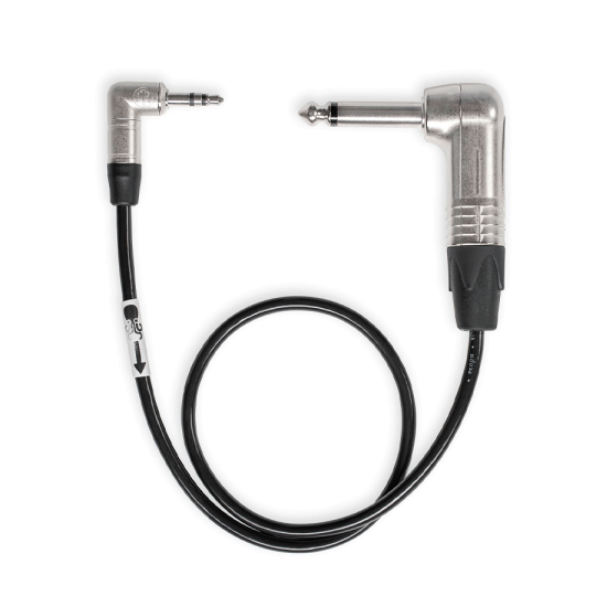 C10 - Sync to 6.3 mm Jack 90° - Timecode cable