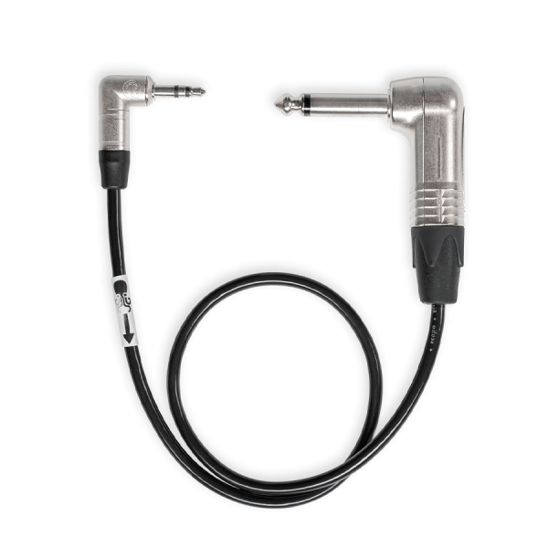 C10 - Sync to 6.3 mm Jack 90° - Timecode cable