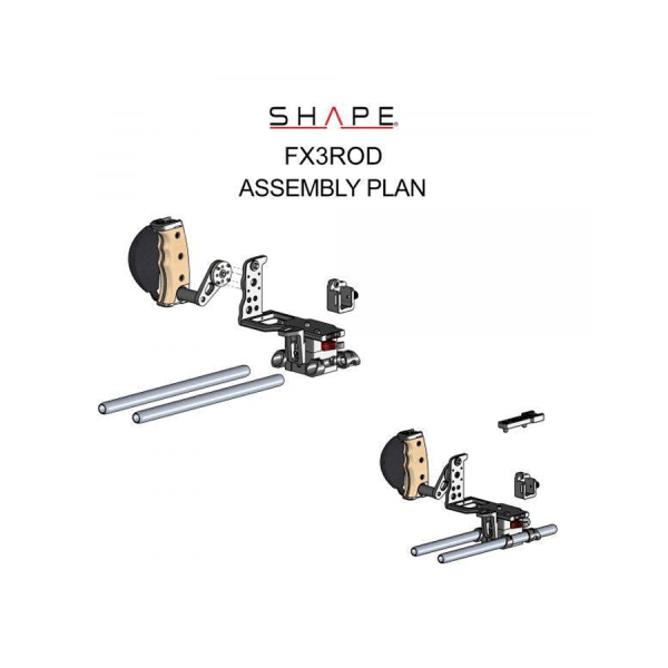 FX3ROD - Sony FX3/FX30 Camera Cage and Rod Bloc System