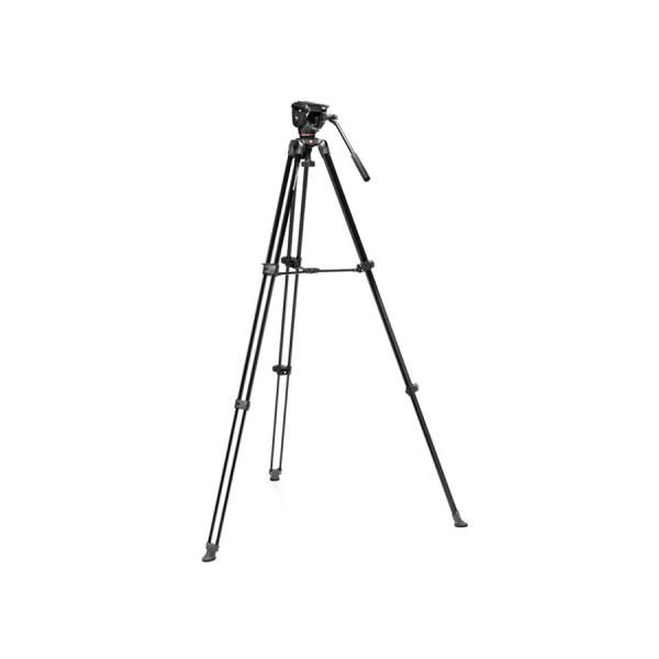 Kit de rotule fluide Manfrotto 500X avec trépied en aluminium