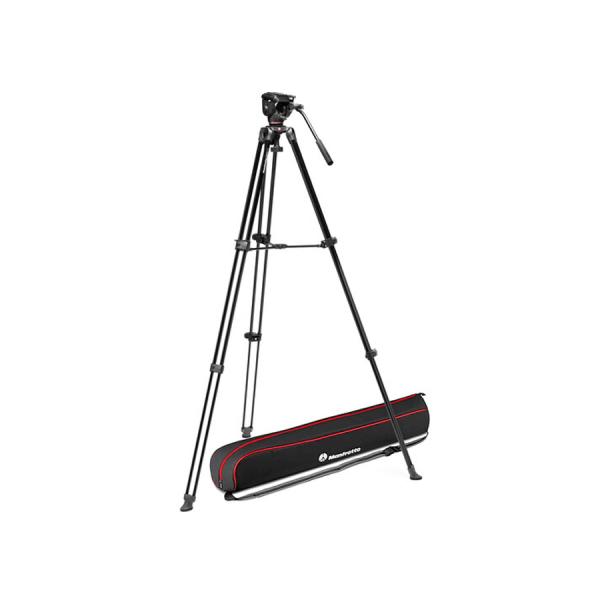 Kit de rotule fluide Manfrotto 500X avec trépied en aluminium