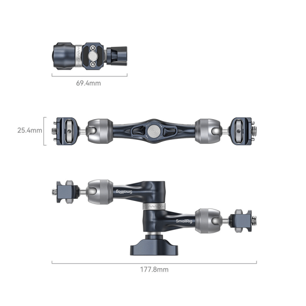 Bras magique à rosette SmallRig 4899