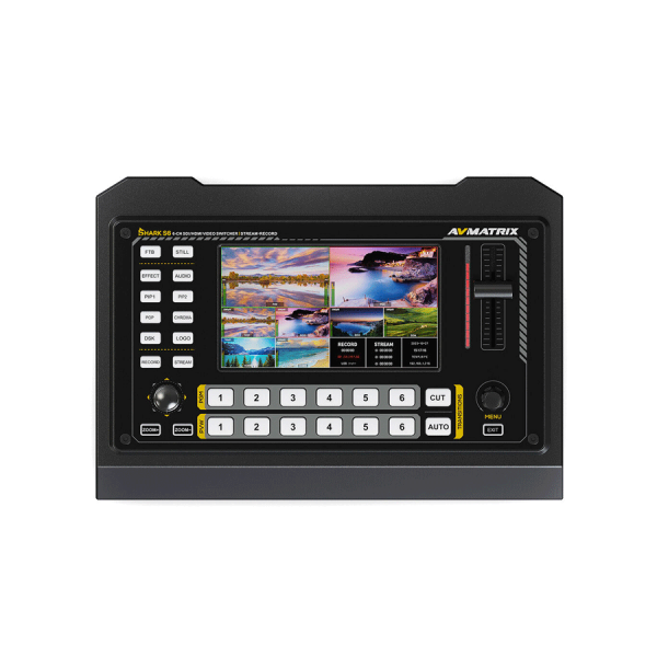 AVMatrix Shark S6 switcher vidéo 6 entrées streaming