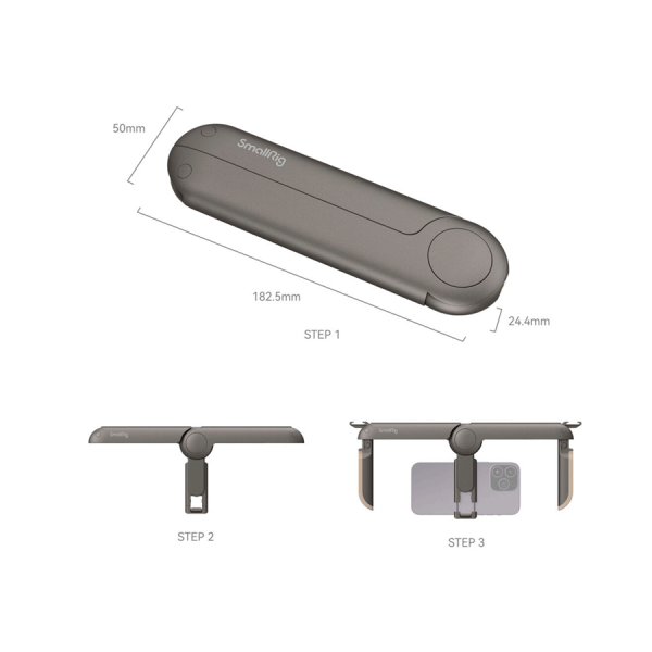 SmallRig 4047 rig smartphone pliable double poignée