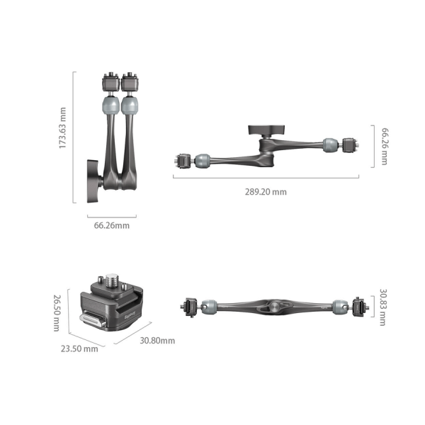 SmallRig 4489 bras magique HawkLock rosette quick release