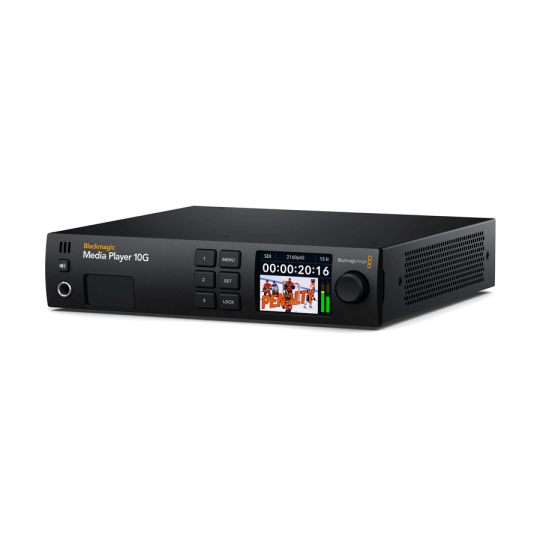 Blackmagic Media Player 10G capture lecture 12G-SDI