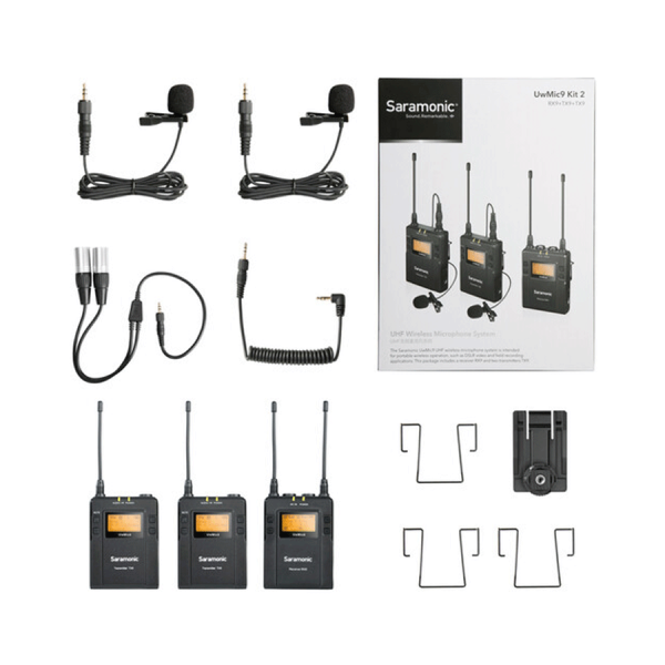 Saramonic UwMic9 double micro HF UHF TX9 RX9 (Version Démo)