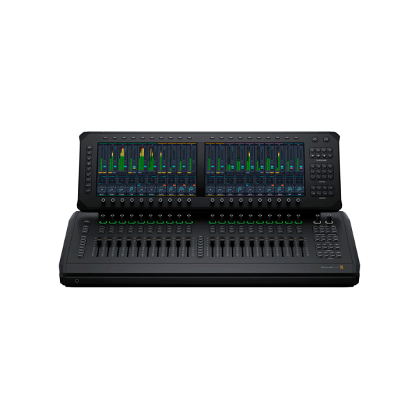 Blackmagic Fairlight Audio Panel 20 surface audio IP