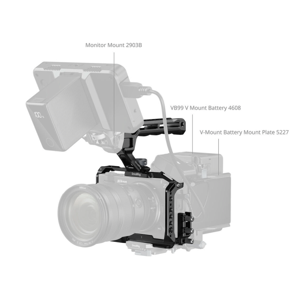 SmallRig 5647 cage kit Nikon ZR poignée vidéo pro