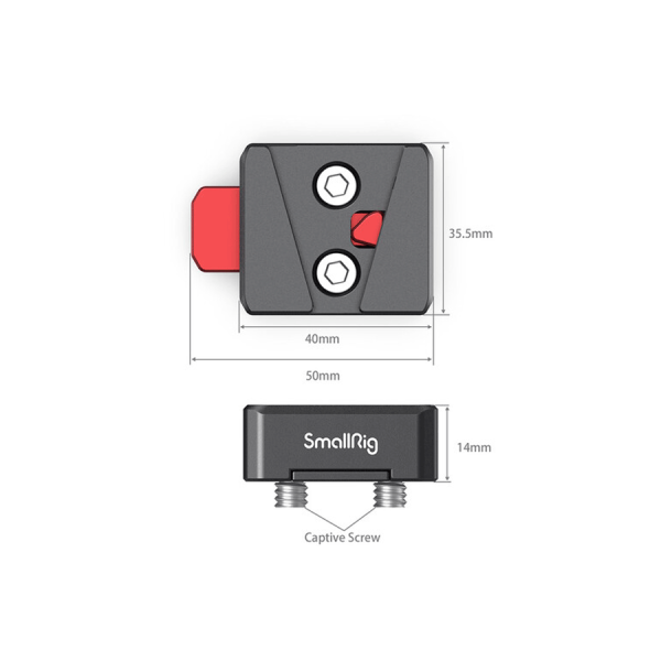 SmallRig MD2801B Mini V-Lock pour batterie V-Mount