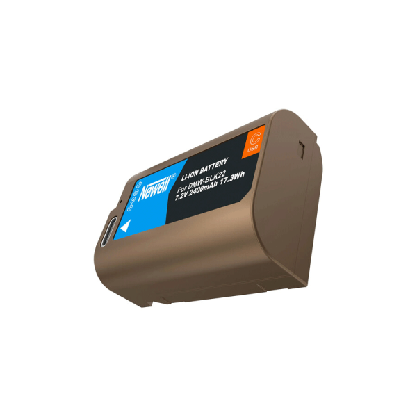 Newell Batterie USB-C DMW-BLK22 2400mAh pour Panasonic