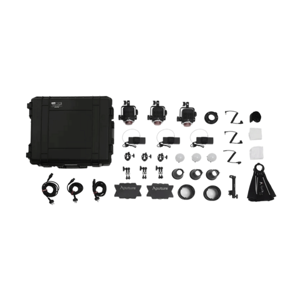 Aputure STORM 80c 3-Light Kit – Kit éclairage LED Pro