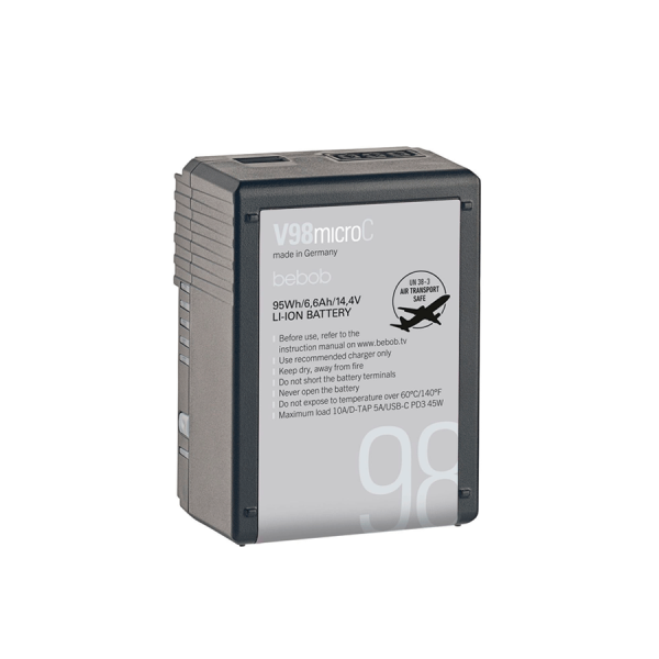 bebob Batterie micro V-Mount V98microC 95Wh