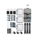Nanlite Kit 3 PavoSlim 60B + Trolley - Kit LED bicolore