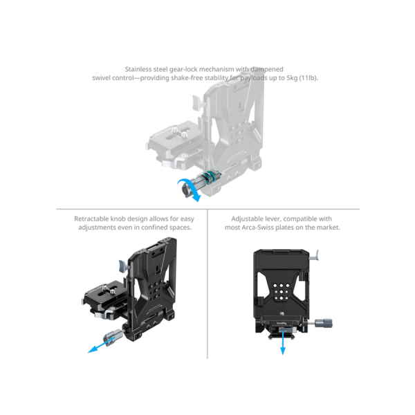 SmallRig Kit plaque V-Mount Pro 5315 Arca-Swiss