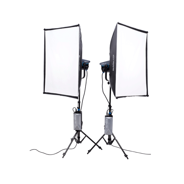 Nanlite Kit 2 FC-500B avec trépieds et valise Trolley