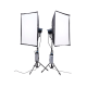 Nanlite Kit 2 FC-500B avec trépieds et valise Trolley