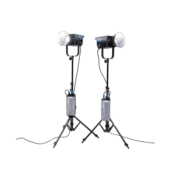 Nanlite Kit 2 FC-500B avec trépieds et valise Trolley