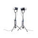 Nanlite Kit 2 FC-500B avec trépieds et valise Trolley