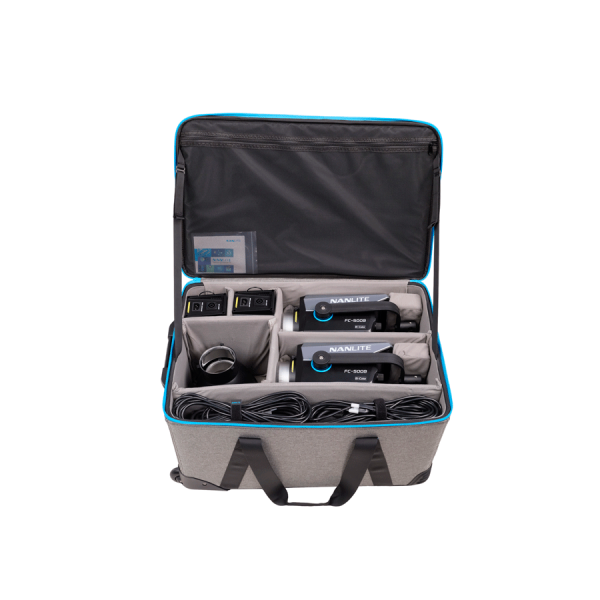 Nanlite Kit 2 FC-500B avec trépieds et valise Trolley