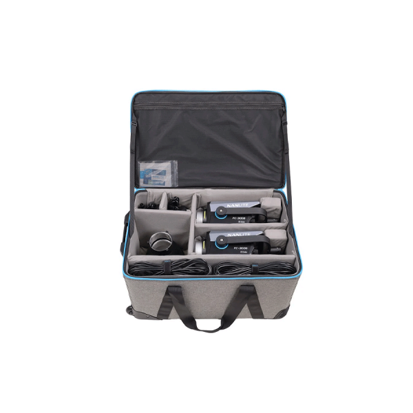 Nanlite Kit 2 FC-300B avec Trolley Case et Softboxes