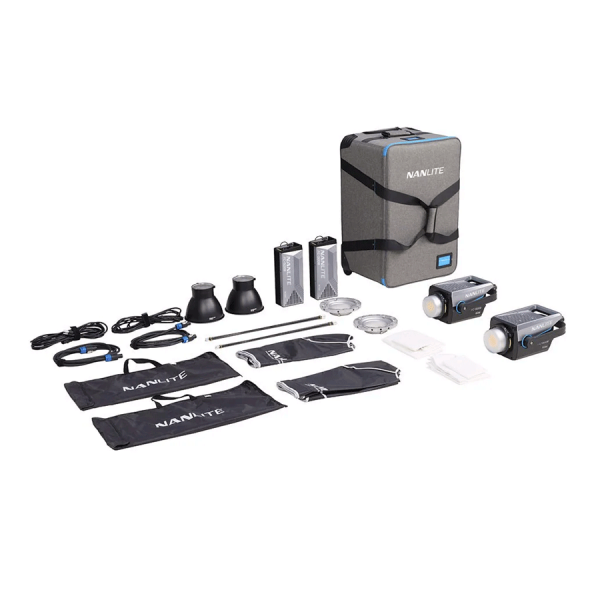 Nanlite Kit 2 FC-500B avec Trolley Case et Softboxes