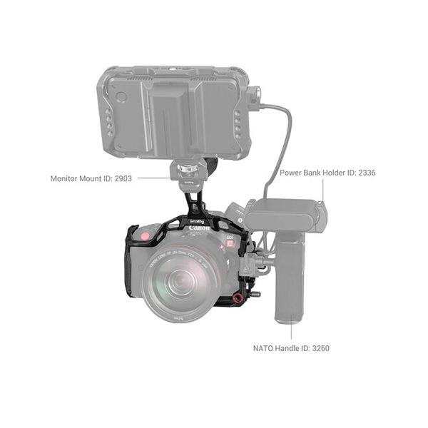 SmallRig Kit cage Black Mamba Canon R5 C/R5/R6 3891