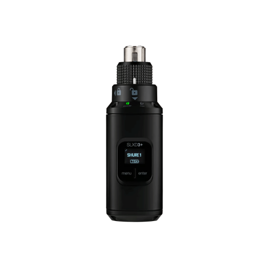Shure SLXD3+ - Émetteur XLR sans fil SLX-D+